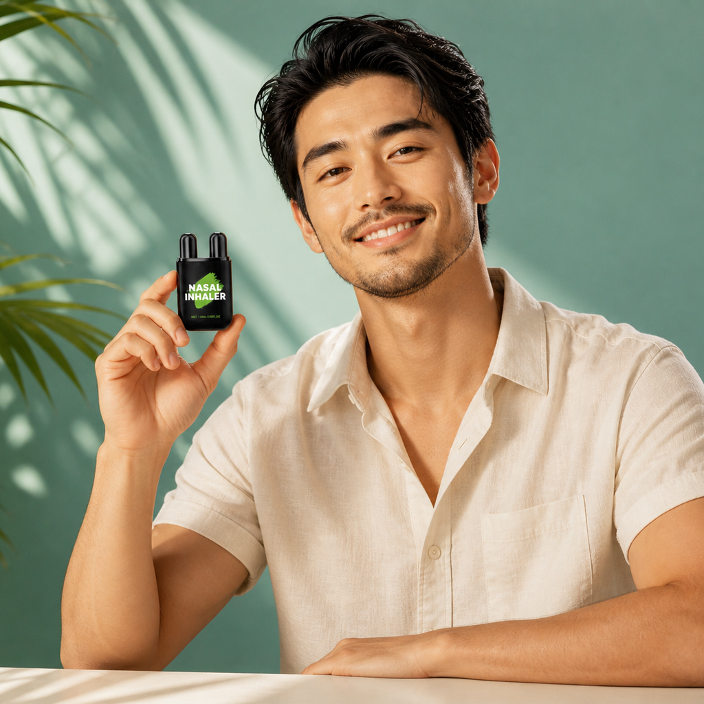 Refresh &amp; Focus: Dual-Action Aromatherapy Nasal Inhaler