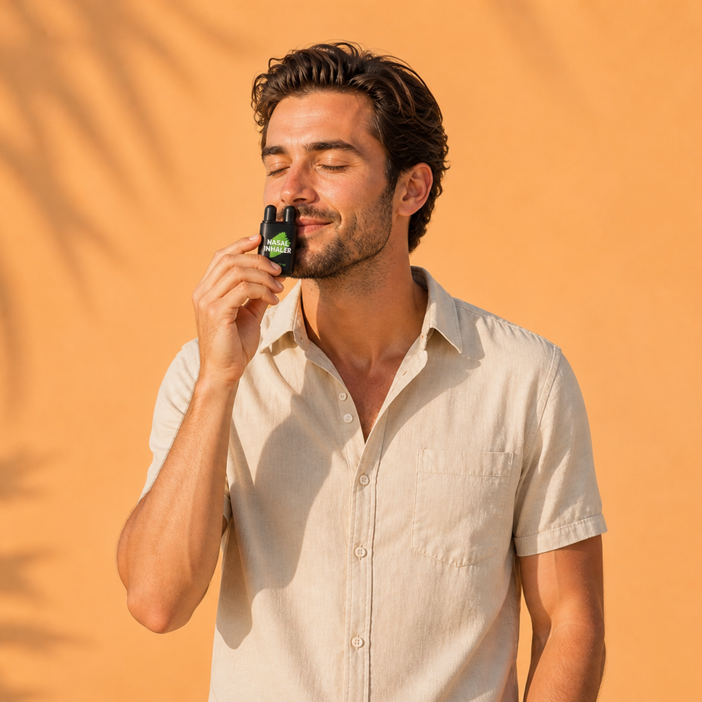 Refresh &amp; Focus: Dual-Action Aromatherapy Nasal Inhaler
